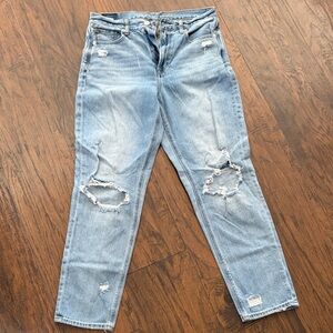 American Eagle Outfitters Light Blue Mom Jeans